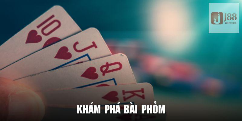 Phỏm Trực Tuyến Tại J88 - Trò Chơi Tá Lả Đầy Kịch Tính 2024 2 Tìm hiểu khái quát về game bài phỏm siêu hot hiện nay tại J88